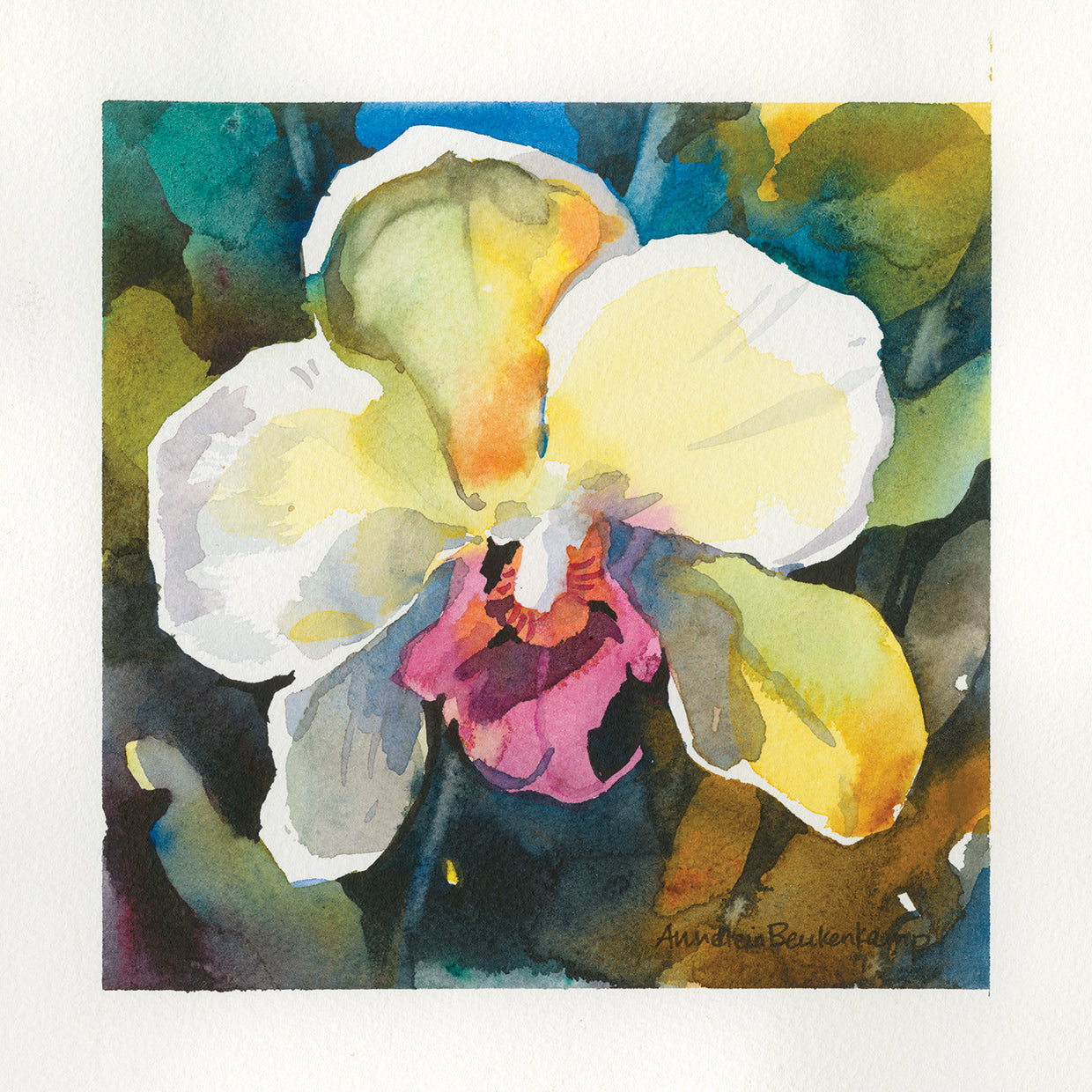 Elegance by Annelein Beukenkamp  - highest quality handcrafted wall art work on large canvas & framed canvas prints