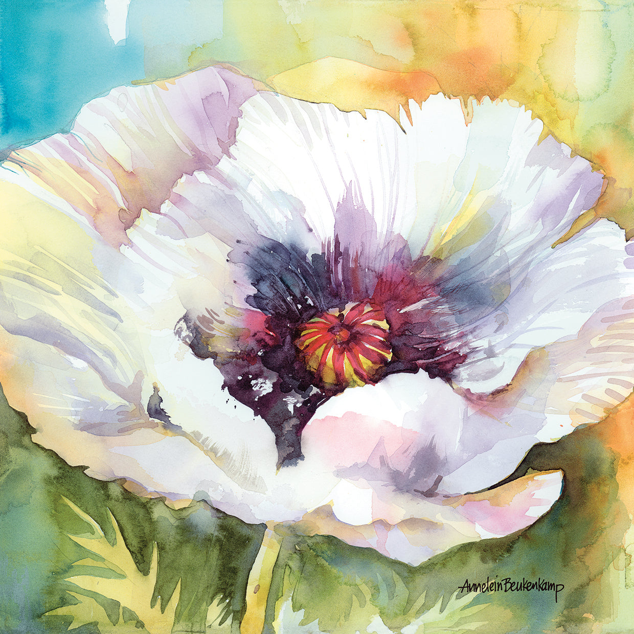 Glorious by Annelein Beukenkamp  - best quality handcrafted wall art work on large canvas & framed canvas prints