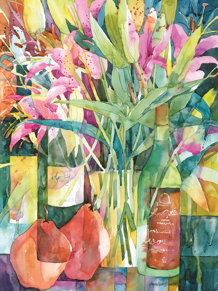 Kaleidescope by Annelein Beukenkamp  - best quality handcrafted wall art work on large canvas & framed canvas prints