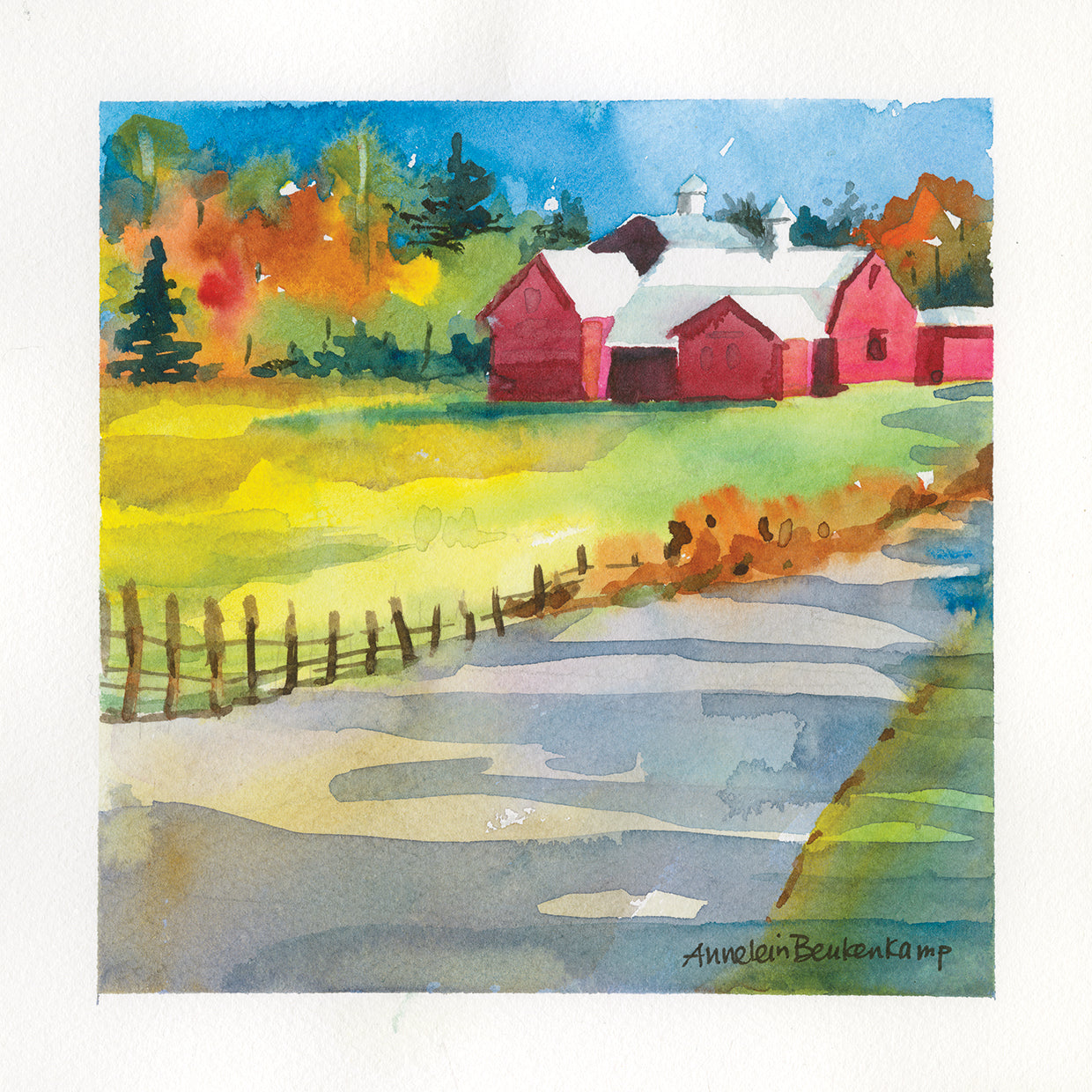 Quintessential by Annelein Beukenkamp  - handcrafted wall art work on large canvas & framed canvas prints, made to order