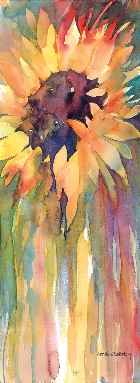 Rays Of Sun by Annelein Beukenkamp  - larger sizes handcrafted wall art work on large canvas & framed canvas prints