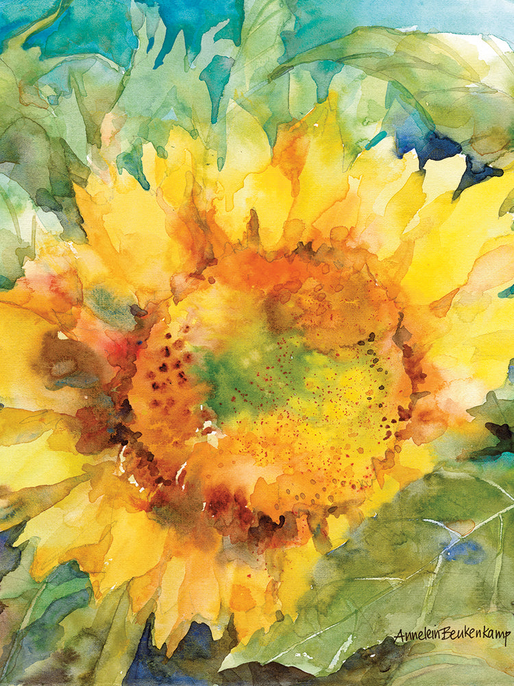 Sunshower by Annelein Beukenkamp  - museum quality wall art work on large canvas & framed canvas prints