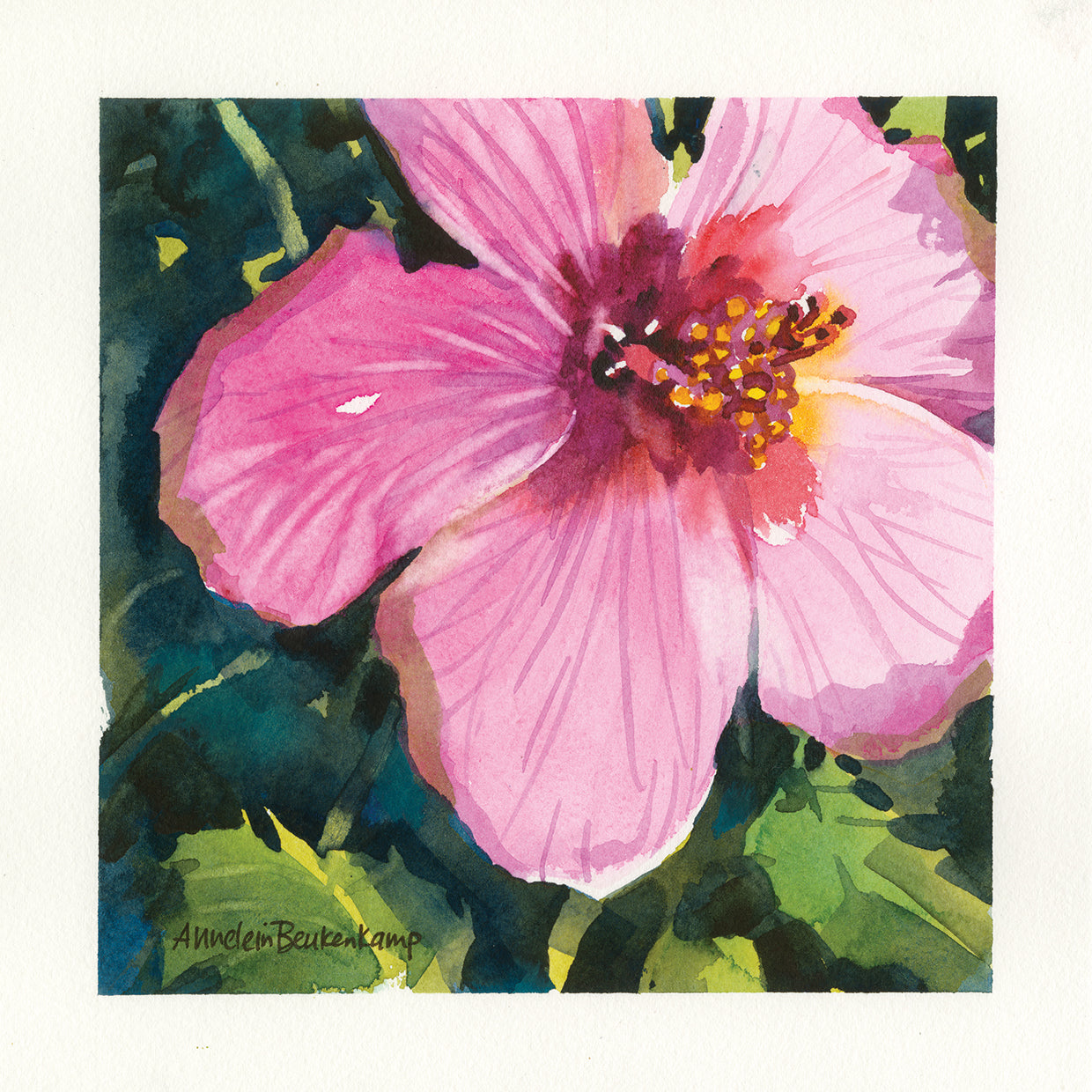 Tropical by Annelein Beukenkamp  - highest quality handcrafted wall art work on large canvas & framed canvas prints