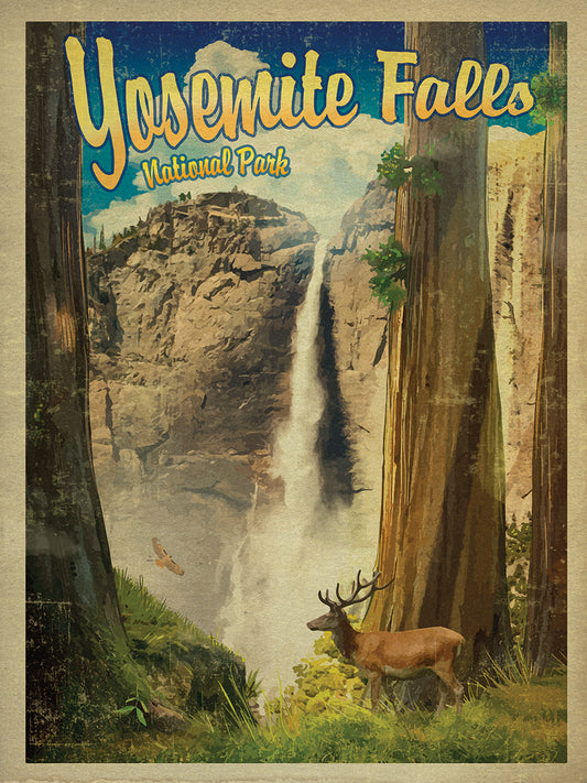 Yosemite Falls Canvas Art