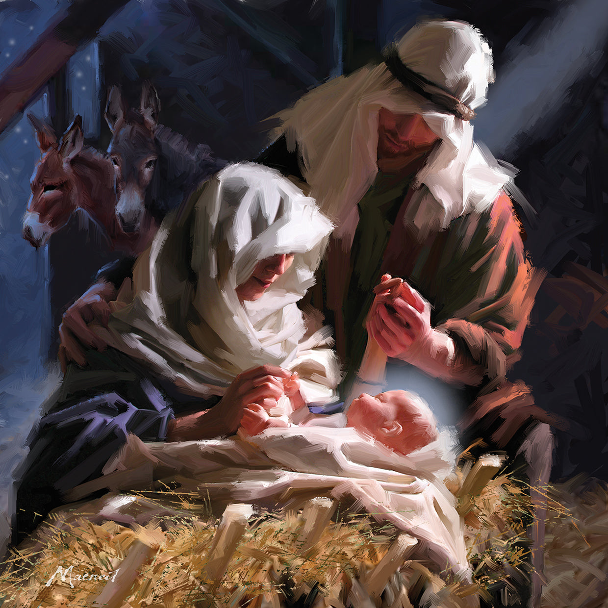 The Birth by The Macneil Studio  - museum quality wall art work on large canvas & framed canvas prints