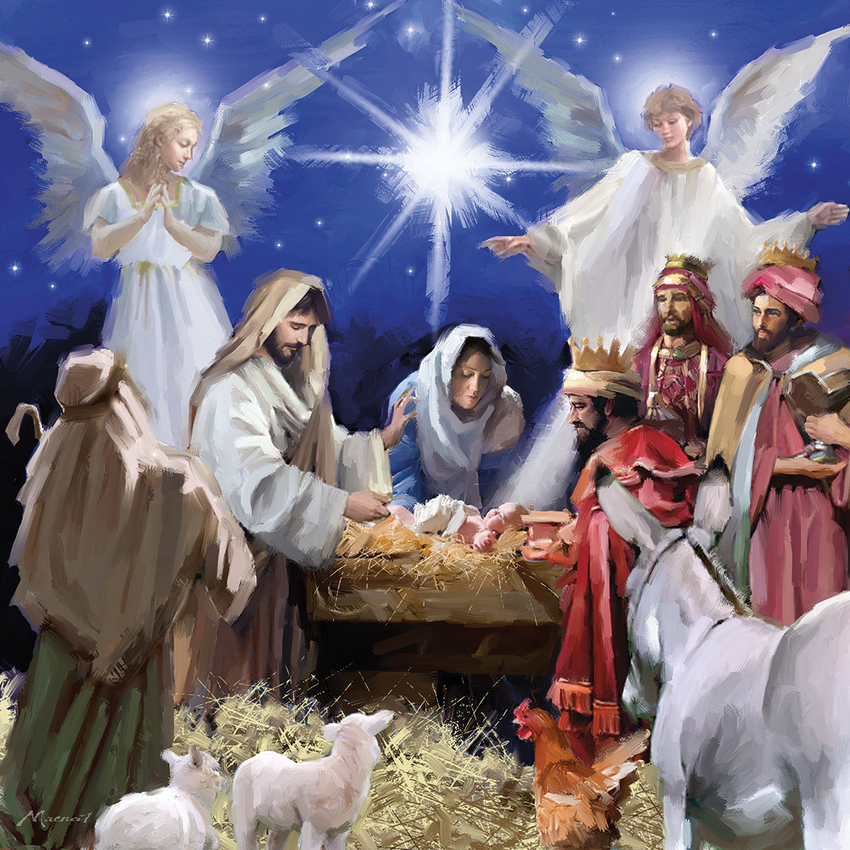 Religious by The Macneil Studio  - best quality handcrafted wall art work on large canvas & framed canvas prints