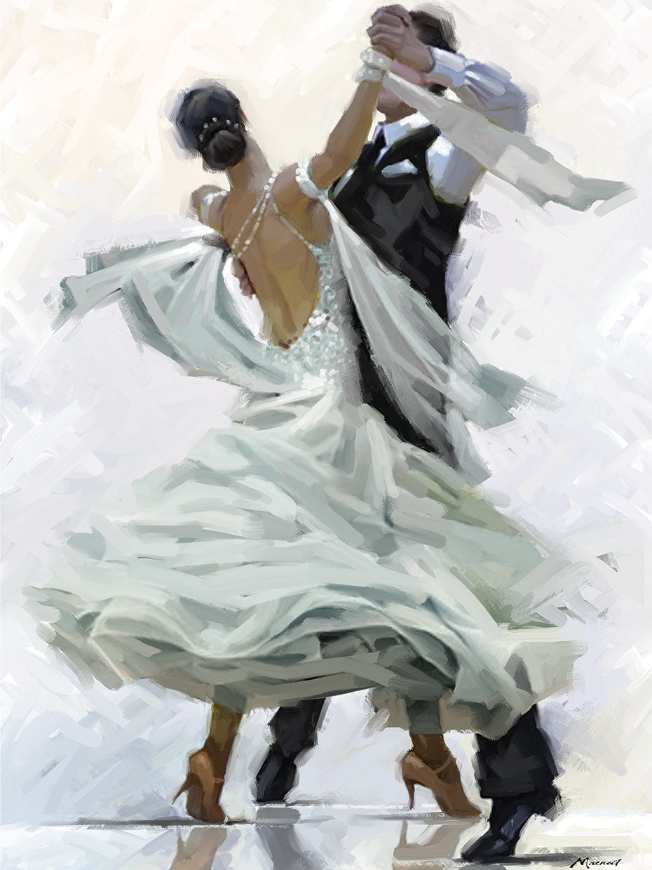 Waltz by The Macneil Studio  - museum quality wall art work on large canvas & framed canvas prints