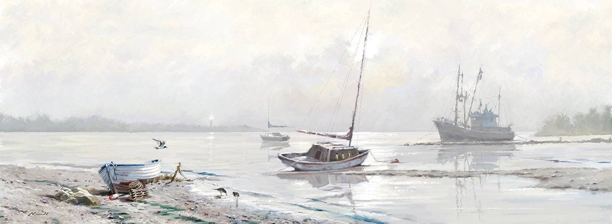 Oyster Bay by The Macneil Studio  - lowest price wall art work on large canvas & framed canvas prints