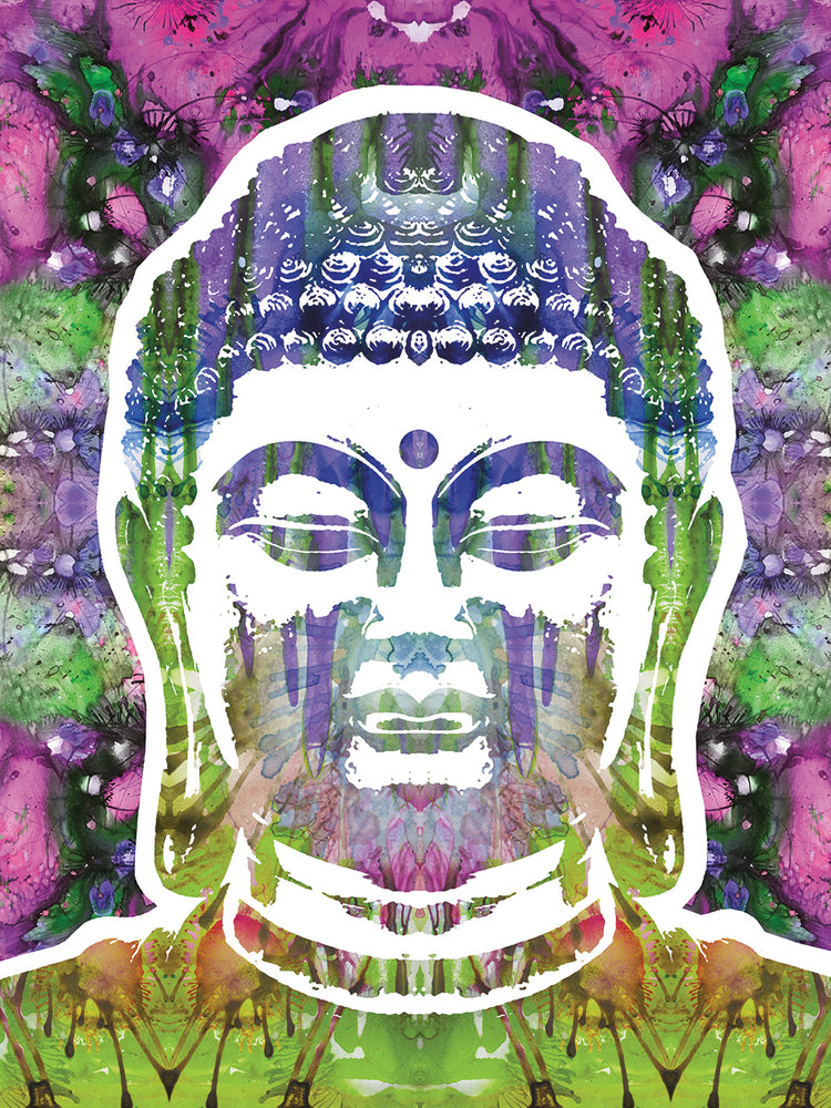 Buddha by Dean Russo  - best quality handcrafted wall art work on large canvas & framed canvas prints