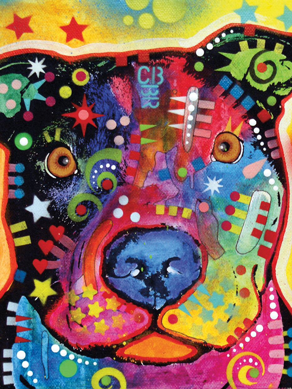 Dino by Dean Russo  - top quality wall art work on large canvas & framed canvas prints