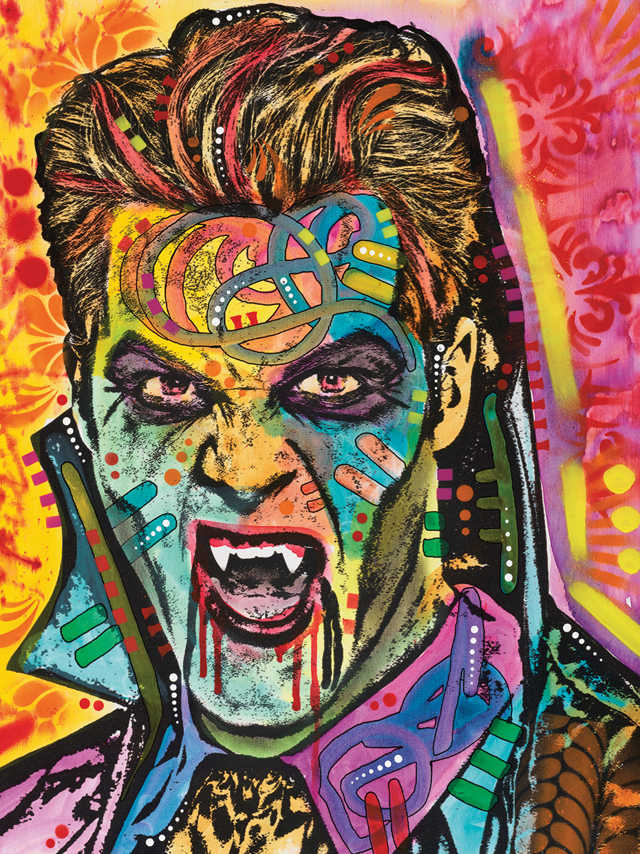 Dracula by Dean Russo  - best quality handcrafted wall art work on large canvas & framed canvas prints