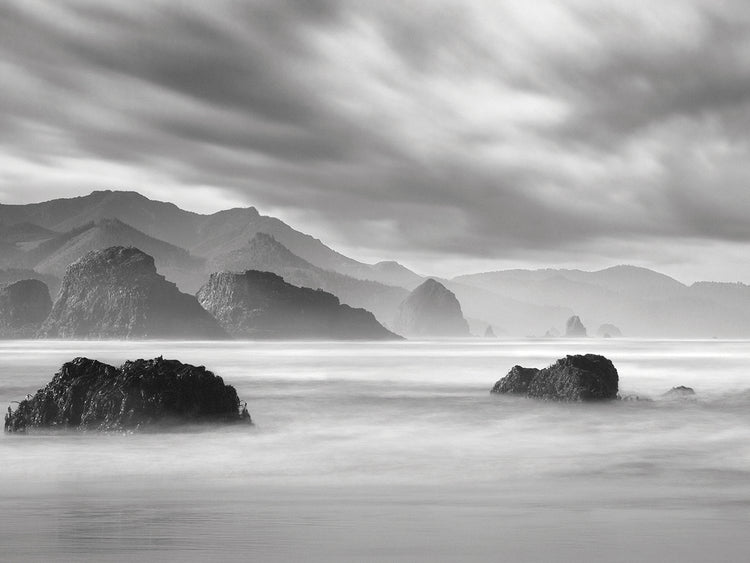 Ecola Beach 1 by Moises Levy  - museum quality wall art work on large canvas & framed canvas prints