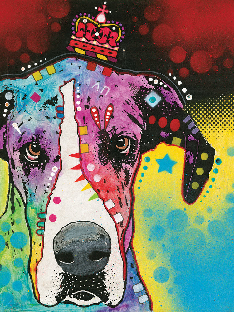 good to be queen by Dean Russo  - museum quality wall art work on large canvas & framed canvas prints