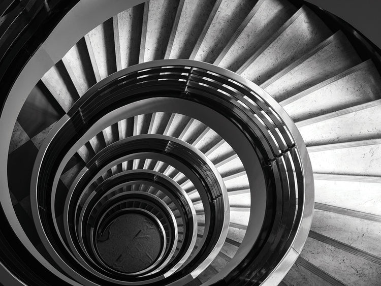 Infinite-4 by Moises Levy  - highest quality handcrafted wall art work on large canvas & framed canvas prints