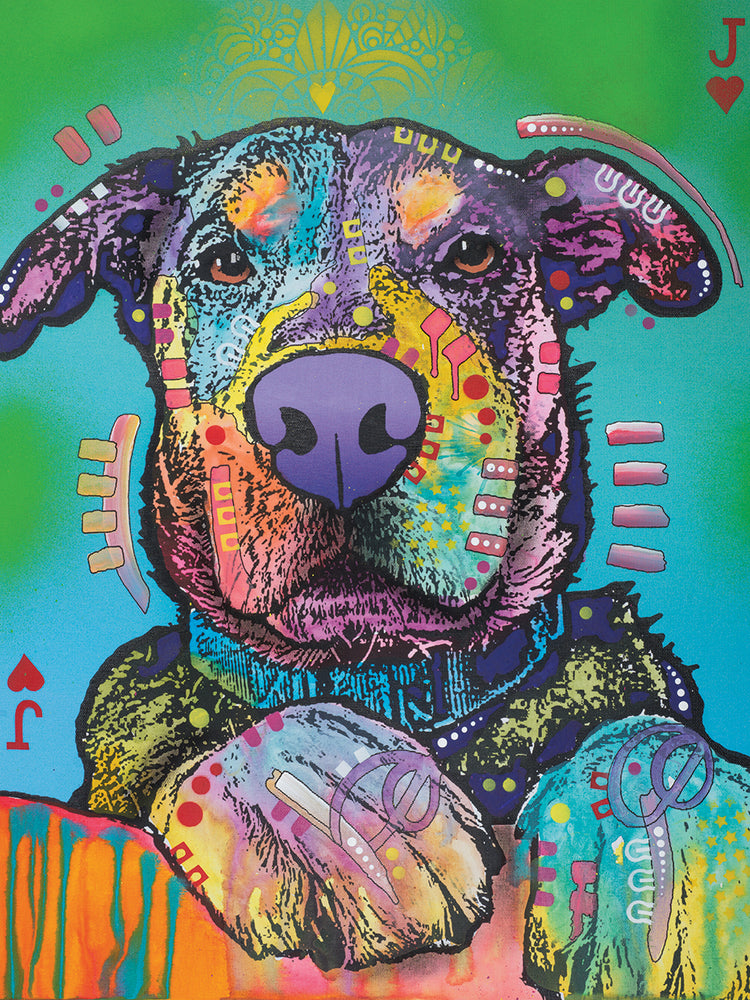 Jack by Dean Russo  - museum quality wall art work on large canvas & framed canvas prints