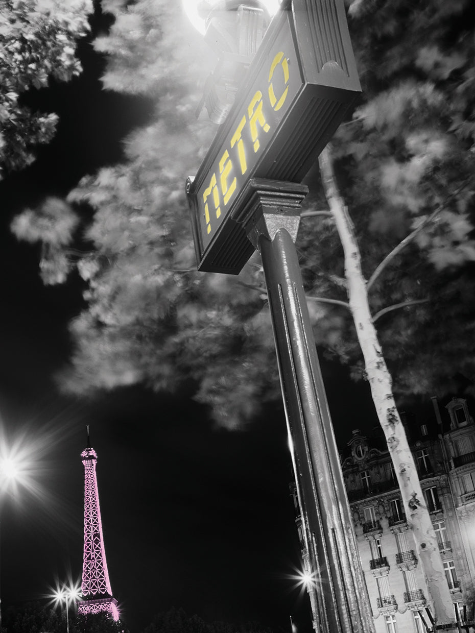 Paris by Moises Levy  - best quality handcrafted wall art work on large canvas & framed canvas prints