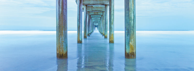 Sea Door Pano by Moises Levy  - highest quality handcrafted wall art work on large canvas & framed canvas prints