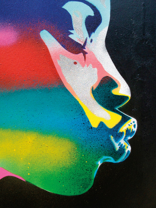 Rainbow Kiss Canvas Art