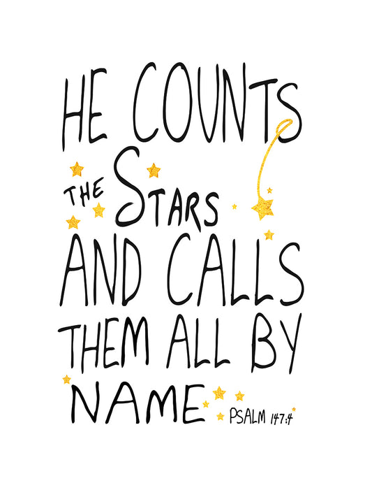 He Counts His Stars Canvas Art