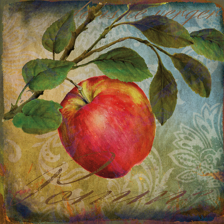 Desde el arte de la lona Grove Apple