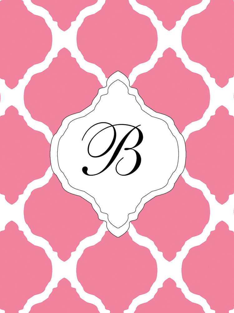 Arte de la lona del patrón B de las iniciales