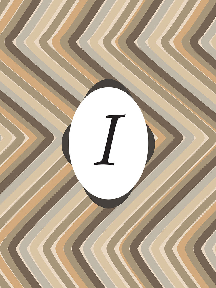 Patrón de iniciales I Arte de la lona