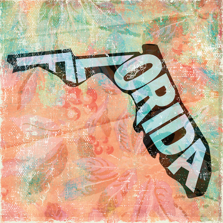 Arte de la lona de Florida