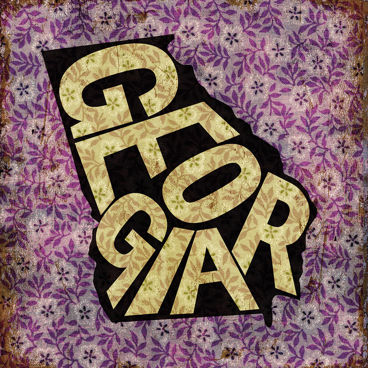 Arte de la lona de Georgia