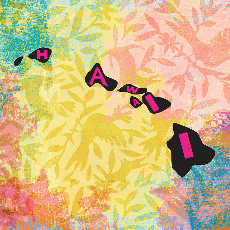 Arte de la lona de Hawai