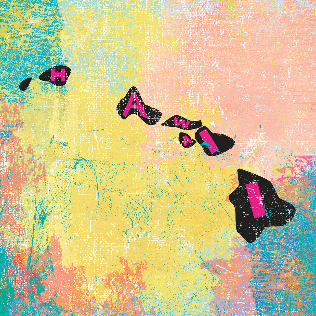Arte de la lona de Hawai