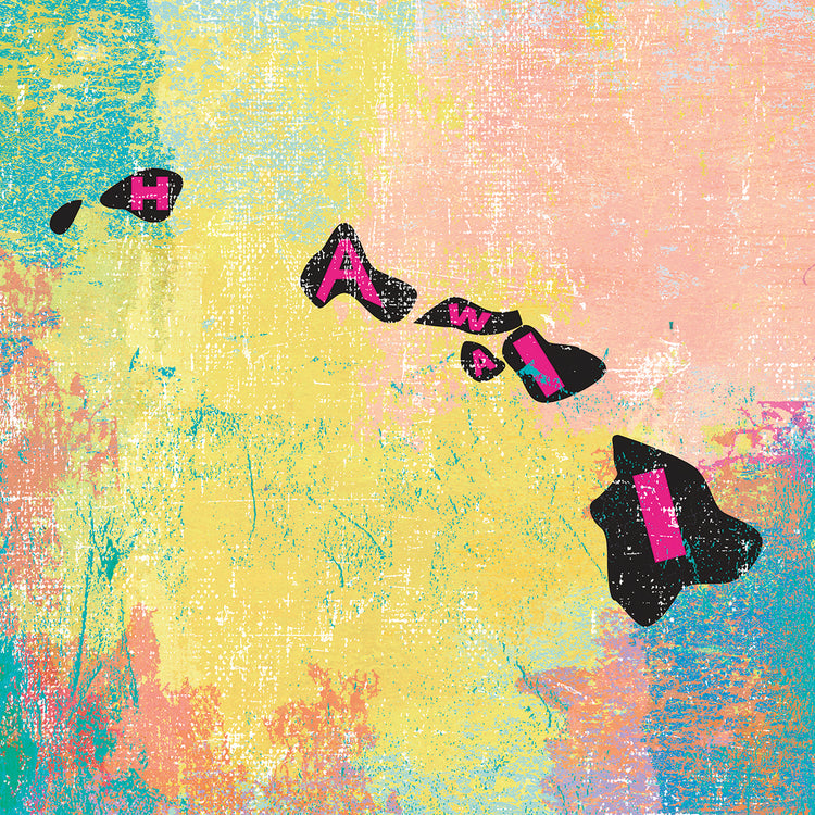 Arte de la lona de Hawai