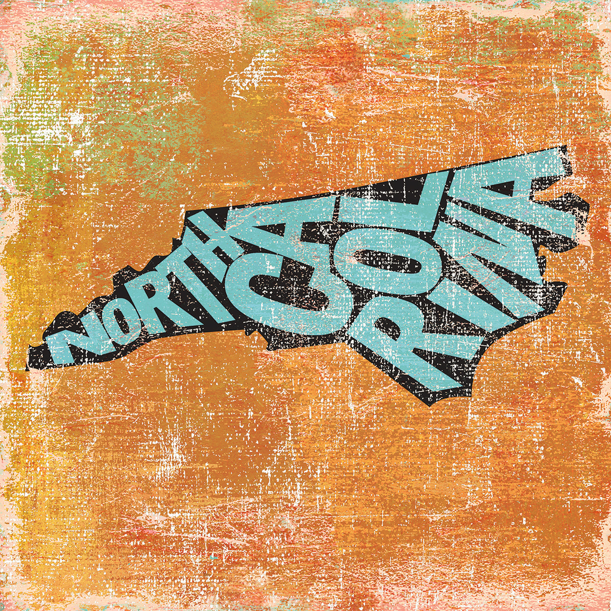 Arte de la lona de Carolina del Norte