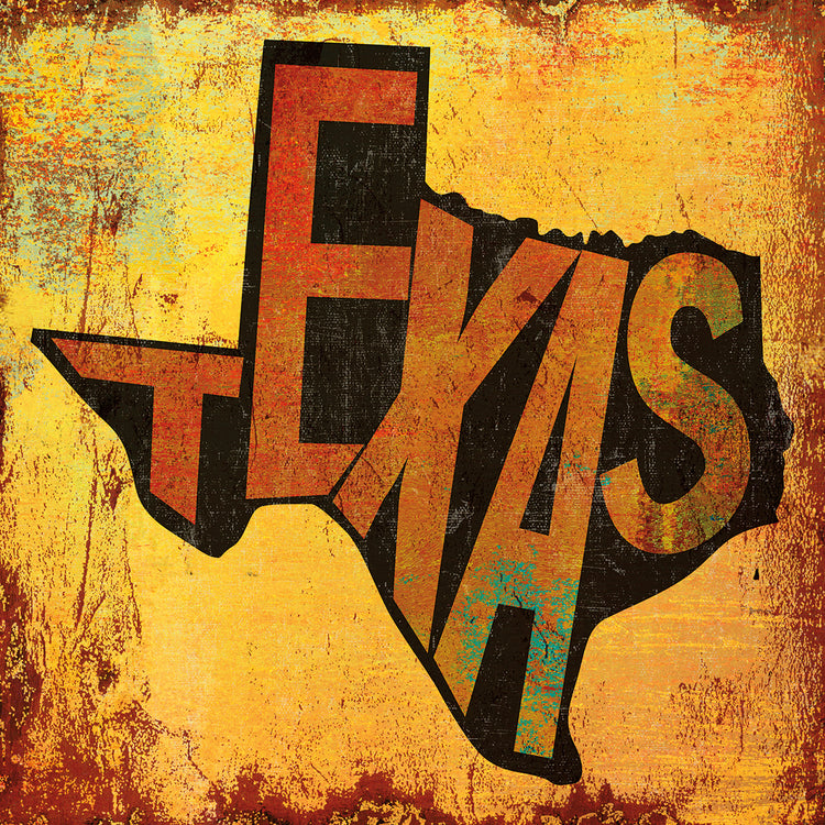 Arte de la lona de Texas
