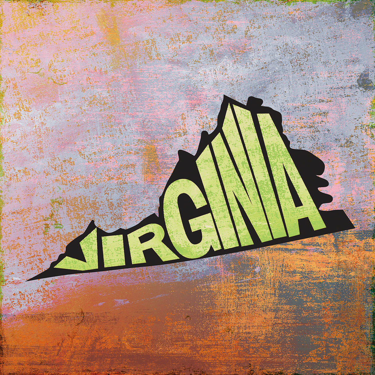 Arte de la lona de Virginia