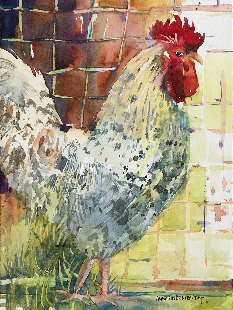 Speckled Splendor by Annelein Beukenkamp art work on canvas or framed canvas prints