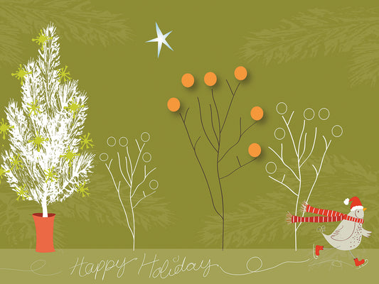 Happy Holiday Fond Olive