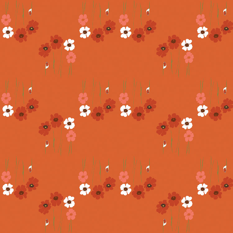 Pattern Coquelicot Corail