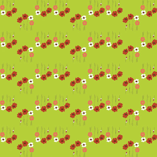 Pattern Coquelicot Lime