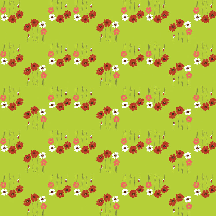 Pattern Coquelicot Lime