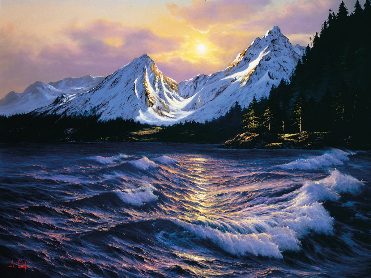 Snow Mountains Landscape