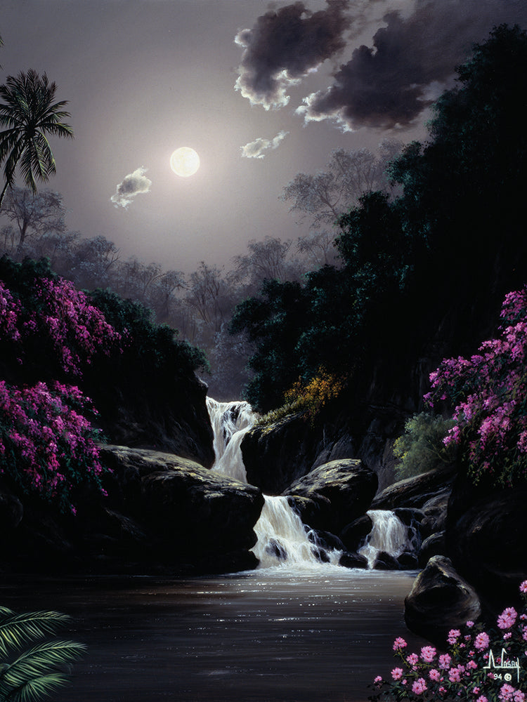 Waterfalls at Night