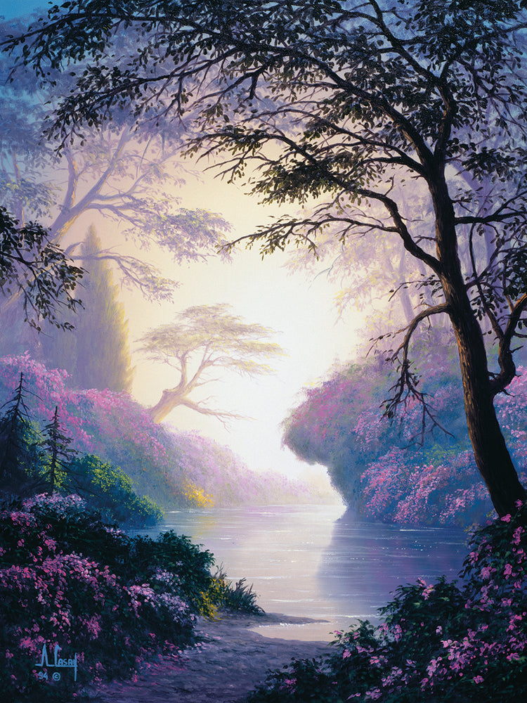 Flowers Surrounding the River