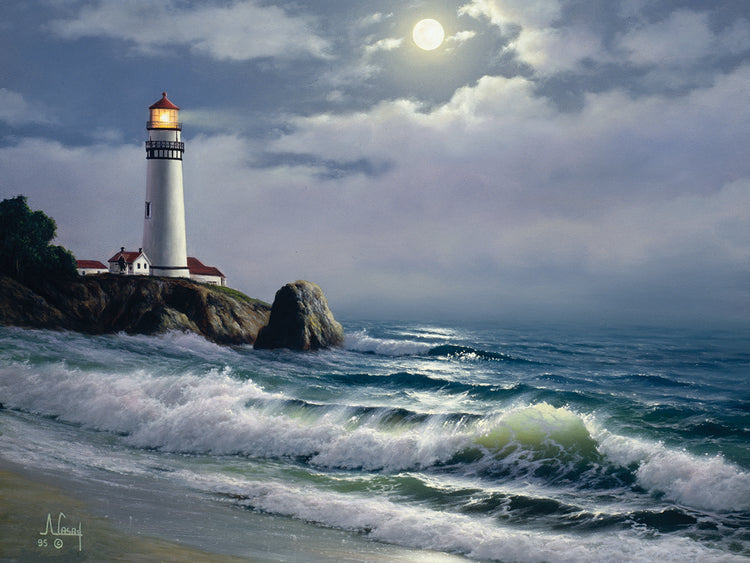 Arte de la lona del faro