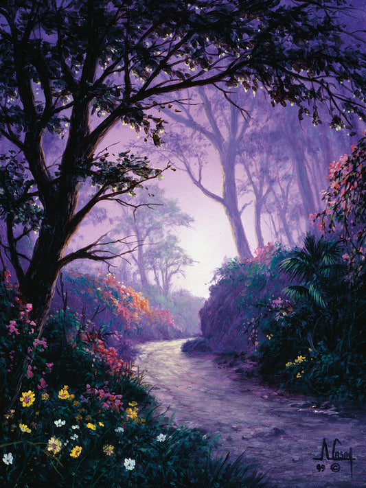 Flower Path Purple