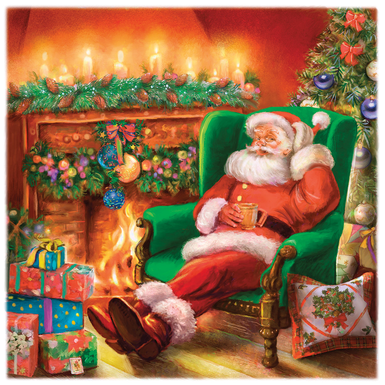 Resting Santa