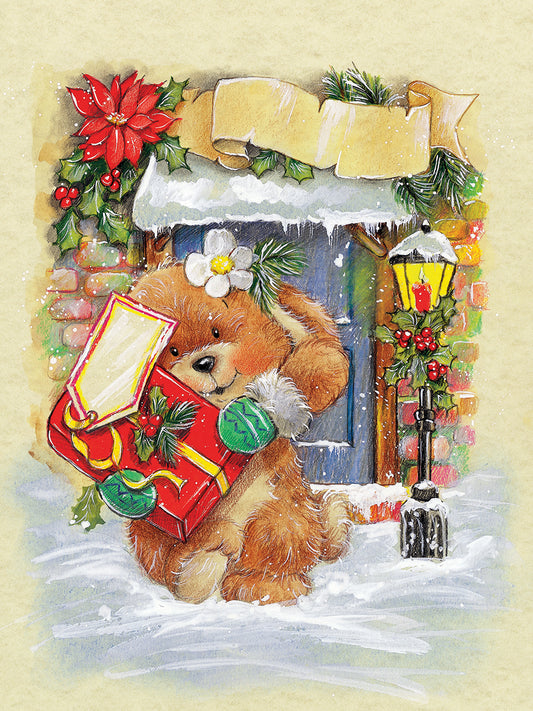 Christmas Illustration Canvas Art