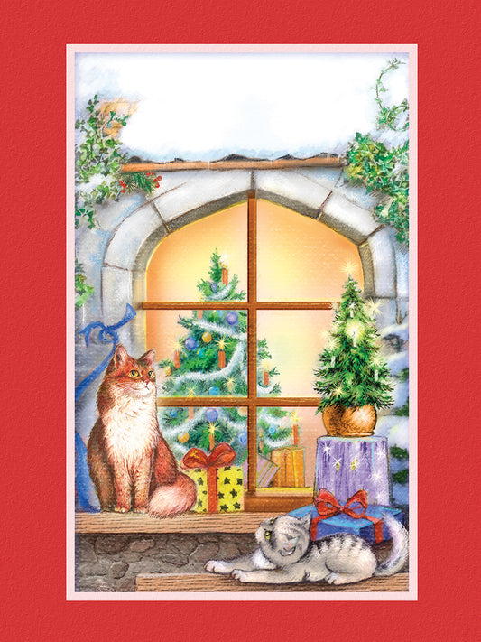 Christmas Cats 2 Canvas Art