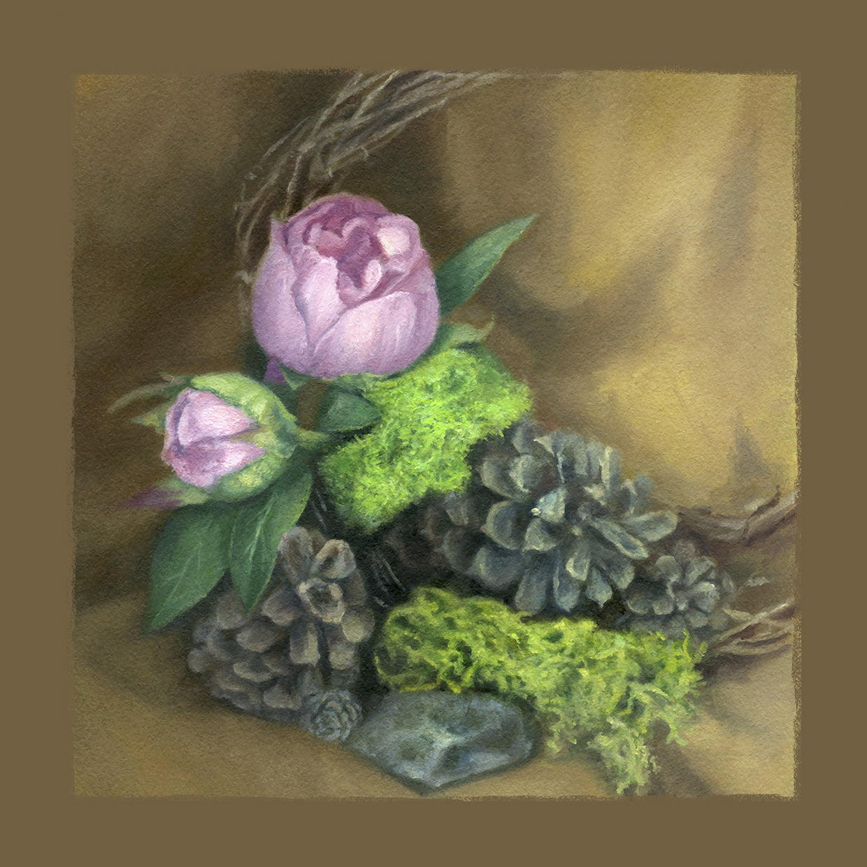 Pinecones And Peonies