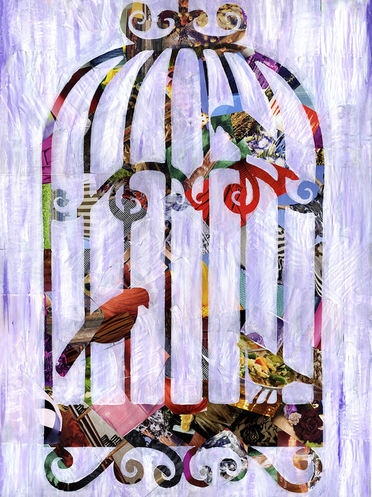 Bird Cage Canvas Art