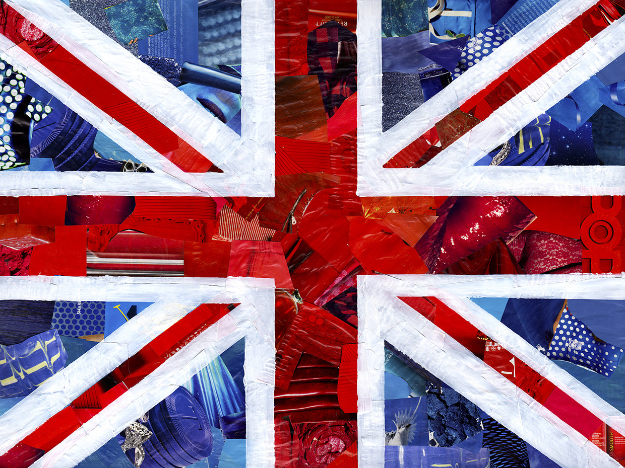 Arte de la lona de Union Jack